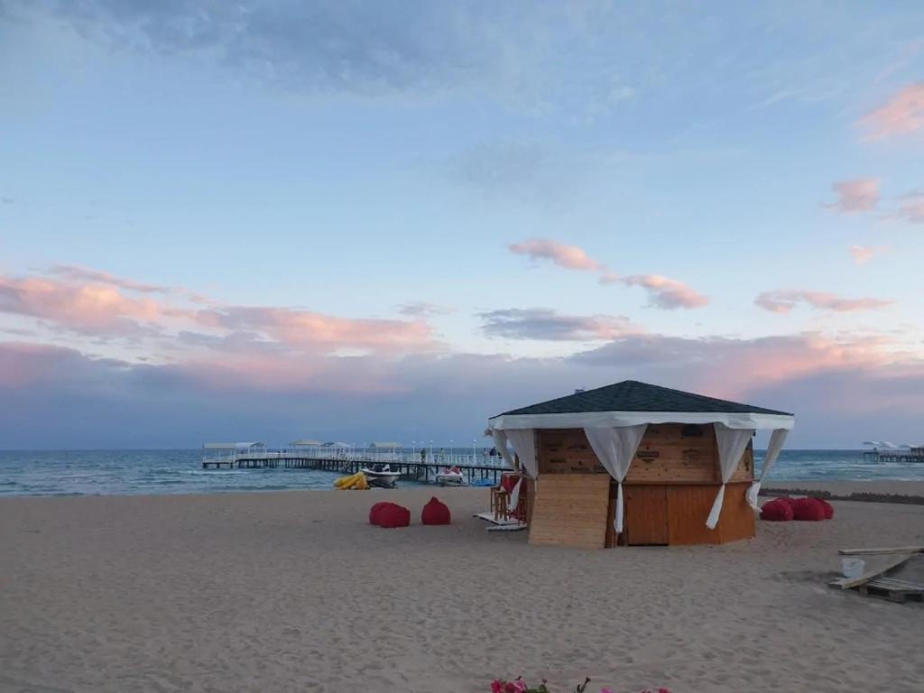 Радуга Иссык-Куль Aparthotel Chon-Sary-Oy Bagian luar foto